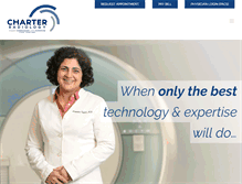 Tablet Screenshot of charterradiology.com